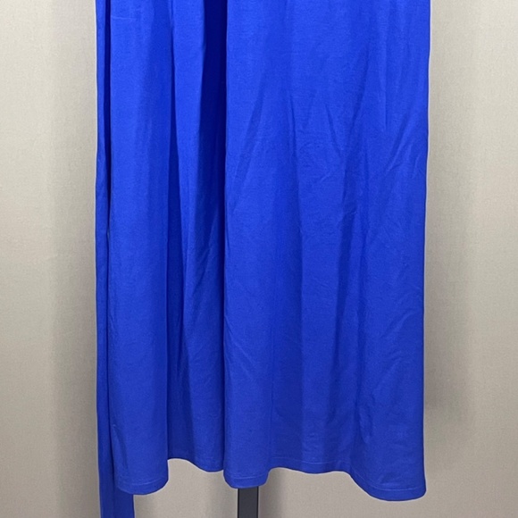 NEW Talbots Dress Womens Medium blue fit flare midi classic colorful - Picture 3 of 9